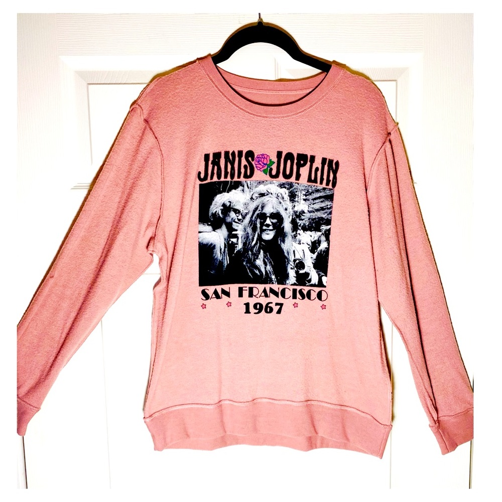 Women’s Vintage Janis Joplin Light Pink Cardigan